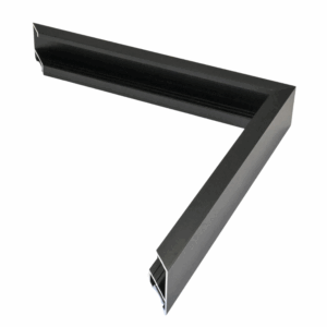 Satin Black 93 Mini Caps Picture Frame