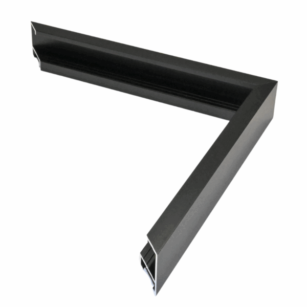 Satin Black 93 Mini Caps Picture Frame
